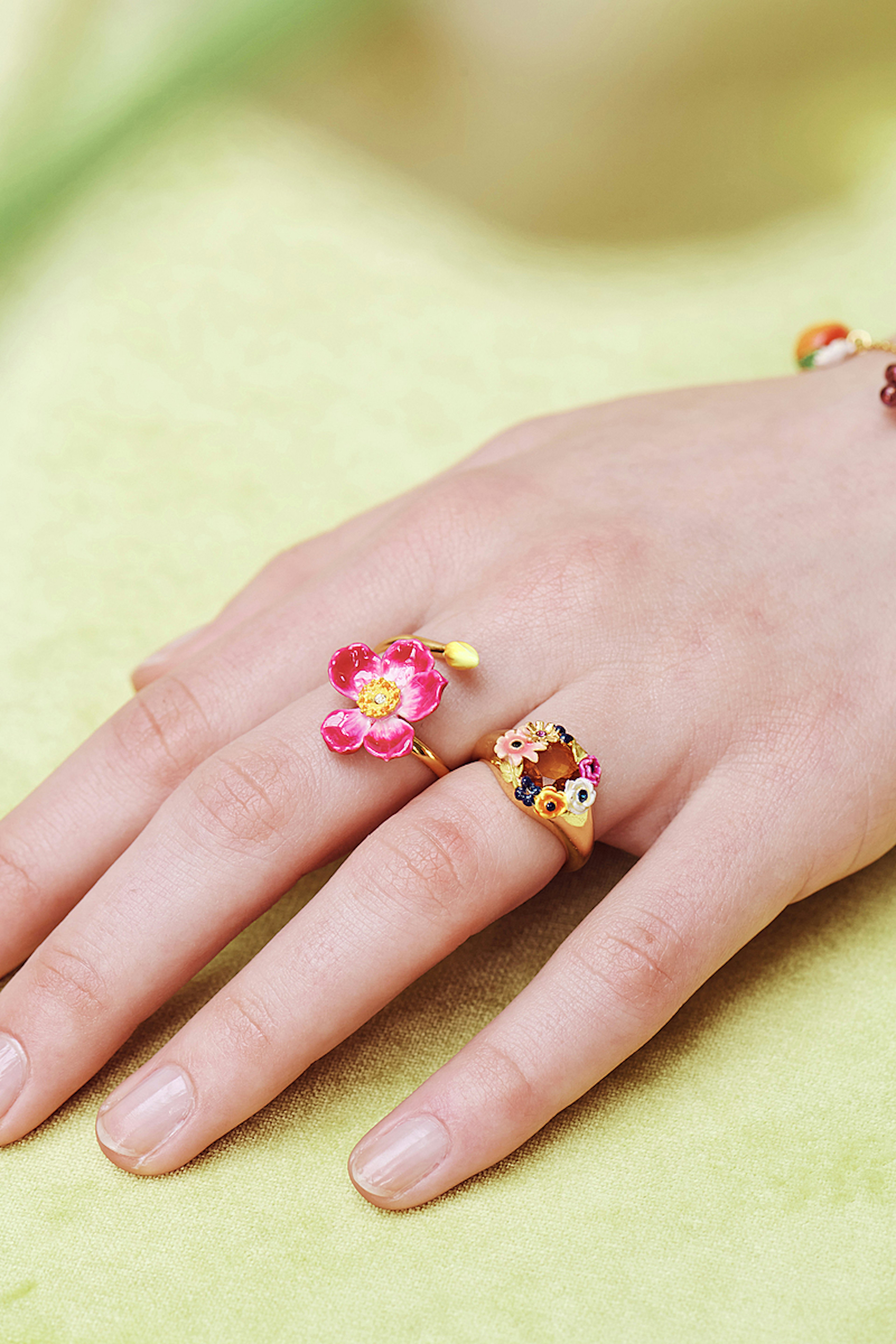 Bague Fleur De Coquelicot