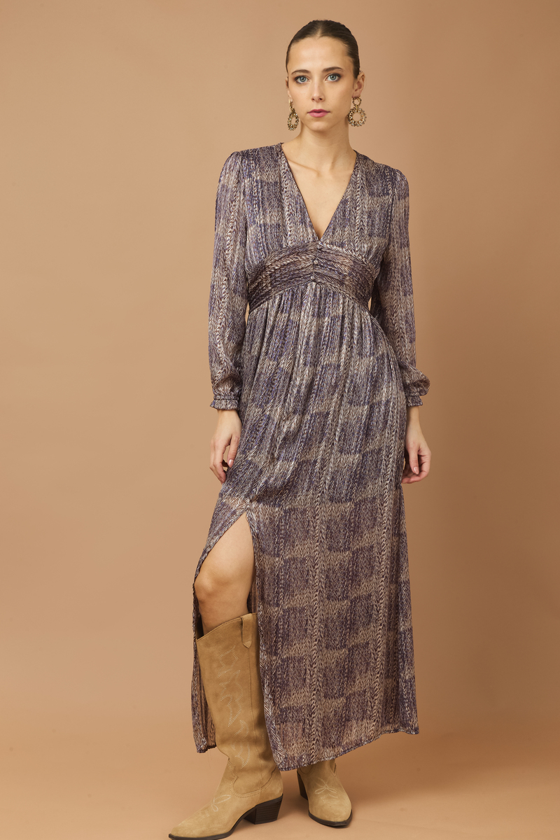 Robe longue ema blues sales