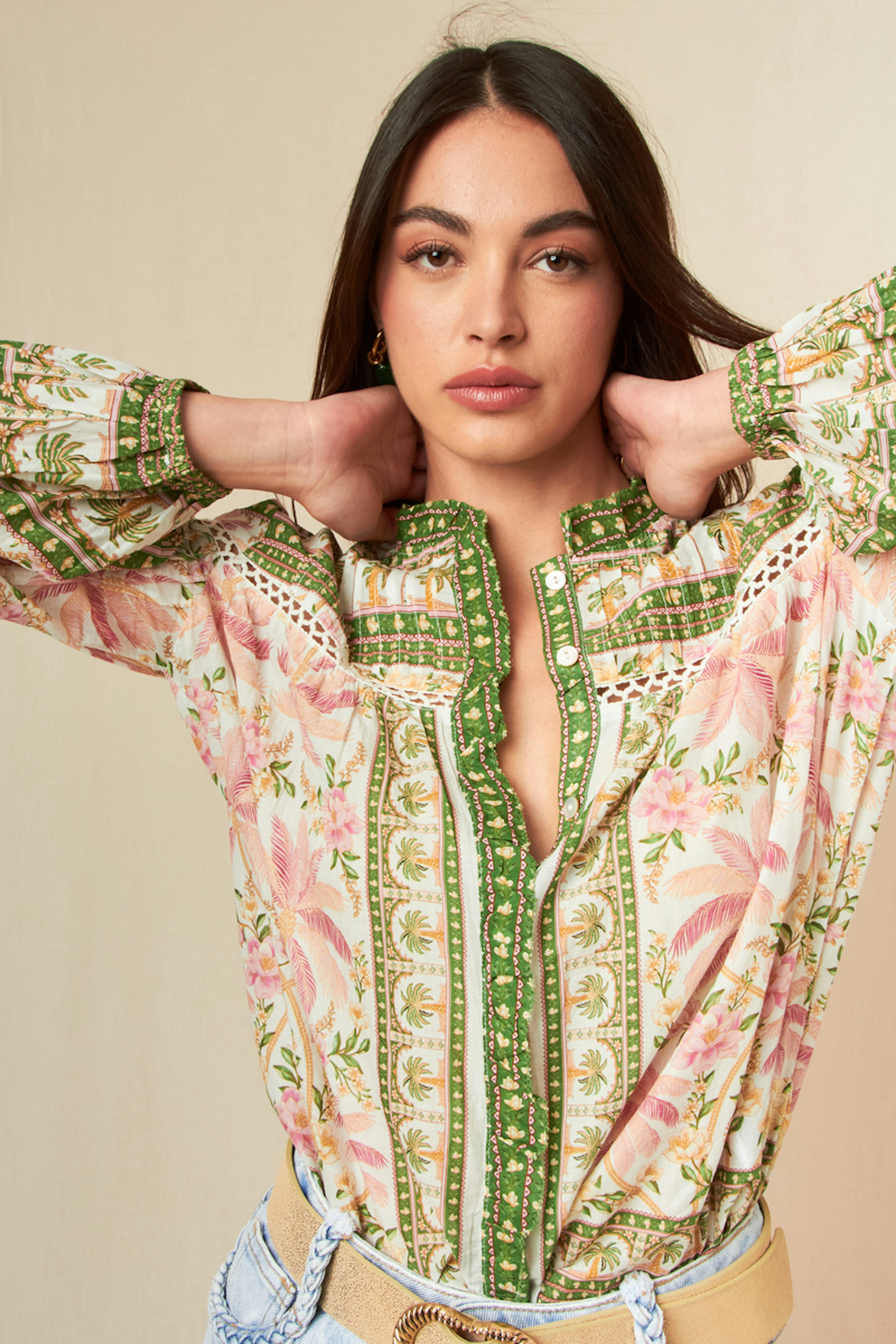 Blouse Palm Dream